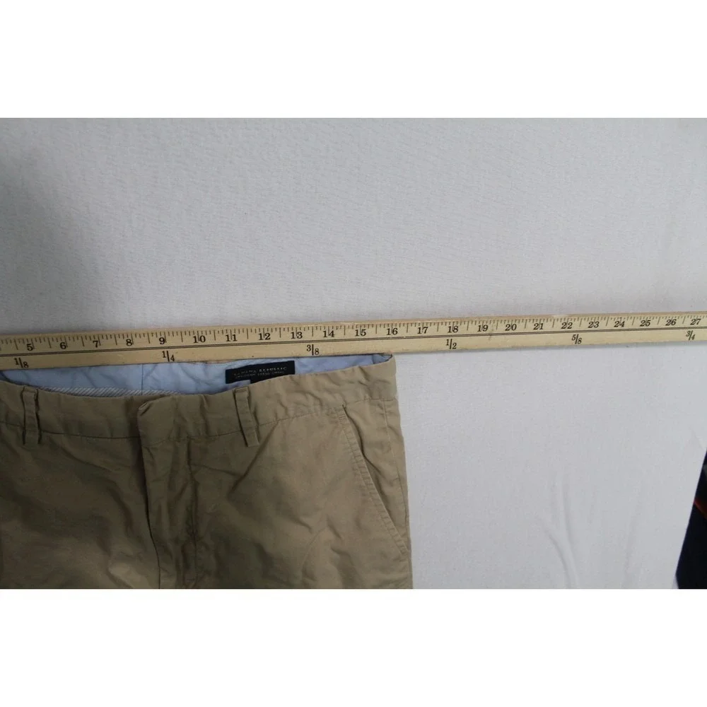 Banana Republic Men Tan Straight Dress Chino Casual Size 33X32